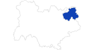 map of all swimming spots in Haute-Savoie