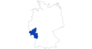 Karte der Bademöglichkeiten in der Rheinland-Pfalz