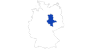 Karte der Bademöglichkeiten in Sachsen-Anhalt