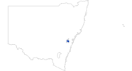 map of all swimming spots in the Blue Mountains Area