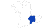 map of all swimming spots in Interlaken