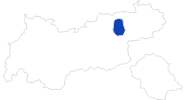 map of all swimming spots in the Alpbachtal Seenland