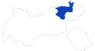 Karte der Badewetter im Kufsteinerland