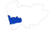 map of all swimming spots in Porto
