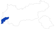 Karte der Bademöglichkeiten in Paznaun - Ischgl