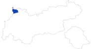 Karte der Bademöglichkeiten im Tannheimer Tal