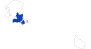 map of all swimming spots in Copenhagen and Surroundings