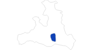 map of all swimming spots in the Grossarltal