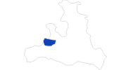 Karte der Badewetter in Saalbach-Hinterglemm