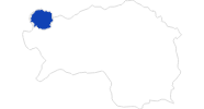 Karte der Bademöglichkeiten in Ausseerland - Salzkammergut
