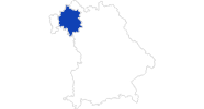 Karte der Badewetter Fränkisches Weinland