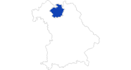 Karte der Badewetter Oberes Maintal - Coburger Land - Haßberge