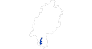 Karte der Wetter an der Bergstraße