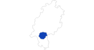 Karte der Badewetter in Frankfurt Rhein-Main
