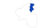 map of all swimming spots in the Lahntal (Rheinland-Pfalz)