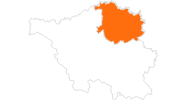 Karte der Ausflugsziele Nohfelden-Bosen
