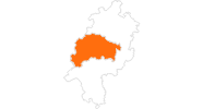 Karte der Ausflugsziele Gießen und Umgebung