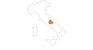 map of all tourist attractions in Abruzzo
