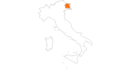 Karte der Ausflugsziele in Friaul-Julisch Venetien