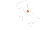 map of all tourist attractions in Umbria