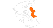 map of all tourist attractions in the North Aegean