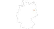Karte der Attraktionen in Berlin