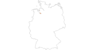 Karte der Ausflugsziele in Bremen