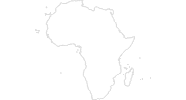 Karte der Wetter in Afrika