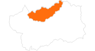 Karte der Wetter in der Grosser Sankt Bernhard Region