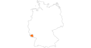Karte der Ausflugsziele im Saarland