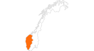 map of all tourist attractions in Western Norway