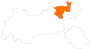 Karte der Attraktionen im Kufsteinerland