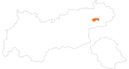 Karte der Ausflugsziele in den Kitzbühler Alpen - Brixental