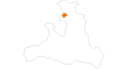 Karte der Sehenswürdigkeiten in Salzburg & Umgebungsorte