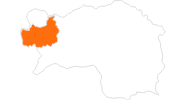 Karte der Ausflugsziele in Schladming-Dachstein