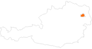Karte der Ausflugsziele in Wien