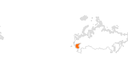 map of all tourist attractions in Central Russia