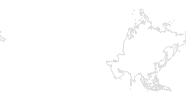 Karte der Ausflugsziele in Georgien