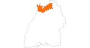 Karte der Museen in der Kurpfalz und Heidelberg