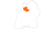 Karte der Ausflugsziele in Kraichgau Stromberg
