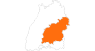 Karte der Ausflugsziele Schwäbische Alb