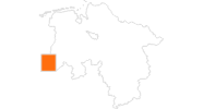 Karte der Wetter in der Grafschaft Bentheim