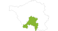 Karte der Radwetter Saarbrücken