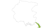 Karte der Wetter in Triest und Karst