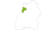Karte der Radtouren Mittlerer Oberrhein (Karlsruhe)