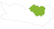 Karte der Wetter in der Erlebnisregion Hochosterwitz - Kärntenmitte