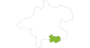 Karte der Radtouren in Pyhrn-Priel