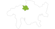 Karte der Radtouren in Chur