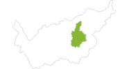 Karte der Wetter Rund um Visp