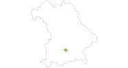 Karte der Wetter in München